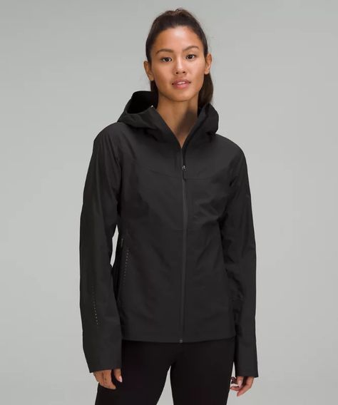 Break a Trail Waterproof Jacket | Lululemon UK Lululemon Rain Jacket, Running In The Rain, Rain Protection, Down Vest, Waterproof Jacket, Women's Coats & Jackets, Women's Coats, Lululemon Women, Christmas List