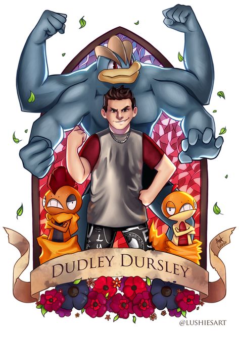 Dudley Dursley, Imprimibles Harry Potter, Pokemon Crossover, Fred And George Weasley, Harry Potter Artwork, Harry Potter Drawings, Cedric Diggory, George Weasley, Harry Potter Anime