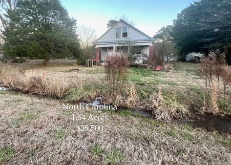 c.1930 North Carolina Fixer Upper Farmhouse For Sale on 1.54 Acres Under $36K - 75 Min To Ocean Beaches - Old Houses Under $50K Fixer Upper Farmhouse, Tongue And Groove Ceiling, Atlantic Beach, Old Farmhouse, Keller Williams Realty, Build Your Dream Home, Ocean Beach, Fixer Upper, Virtual Tour