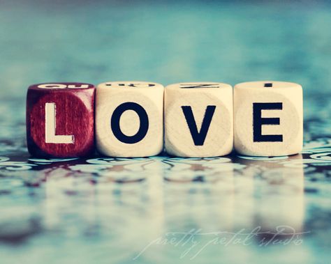 love Whimsy Art, The Word Love, Whimsical Wall Art, Word Love, My Funny Valentine, Red And Teal, Romantic Art, Fine Art Photo, All You Need Is Love