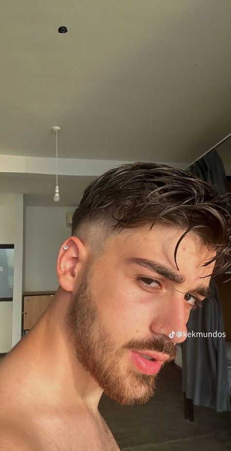 Top 50 Trendy & Cool Men's Fade Haircuts: Detailed Gallery | 50 Best Fade Haircuts for Men (Detailed Gallery) | Aesthetic Hairstyles For Men Oblong Hairstyles Men, Short Middle Part Hair Men, Men Haircut Medium, Men's Undercut, Men's Long Hair, Very Short Hair Men, Taper Fade Short Hair, Men Fade Haircut Short, Fade Haircuts For Men