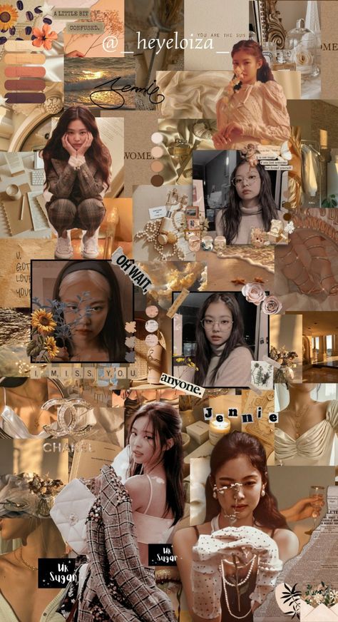 Jennie Collage Aesthetic, Jennie Kim Wallpaper, Jennie Queen, Jennie Aesthetic, Aesthetic Blackpink, Blink Book, You Are The Sun, Instagram Creative Ideas, Blackpink Wallpaper