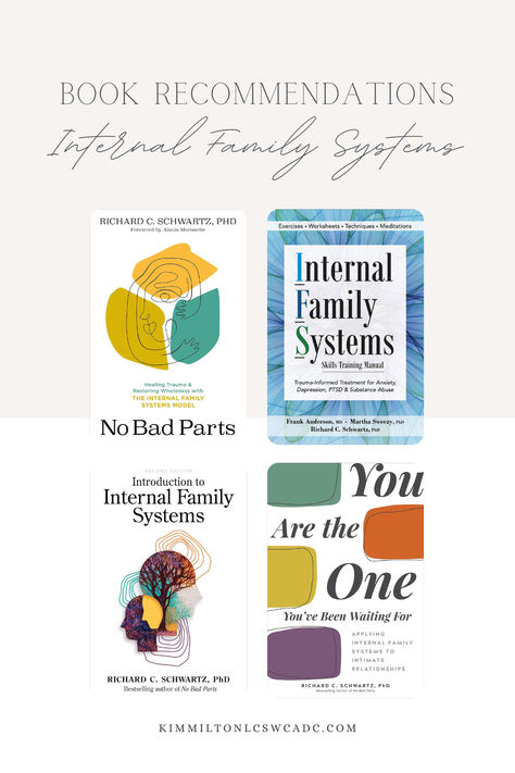 Collection of top book recommendations for Internal Family Systems therapy, available on Amazon, ideal for anyone interested in psychological healing and personal growth. Books For Therapists, Ifs Therapy, Growth And Healing, Internal Family Systems, Inner Harmony, Family Systems, System Model, Skill Training, Top Books