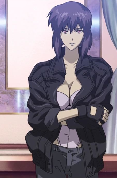 Aeon Flux Aesthetic, Motoko Kusanagi 1995, Motoko Kusanagi Icon, Ghost In The Shell Motoko, Kusanagi Motoko, Female Comic Characters, Masamune Shirow, Fan Art Anime, Motoko Kusanagi