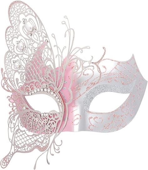 Amazon.com: Coddsmz Mysterious Venetian Butterfly Shiny Butterfly Lady Masquerade Halloween Mardi Gras Party Mask : Clothing, Shoes & Jewelry Masquerade Party Centerpieces, Butterfly Masquerade Mask, Masquerade Halloween Party, Masquerade Mask Diy, Shiny Butterfly, Couples Masquerade Masks, Butterfly Lady, Wedding Mask, Butterfly Mask