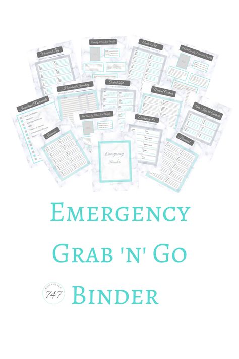 Are you prepared to evacuate your home in an emergency? Do you have all your vital information in one easy to access location? Get your free printables to organize your emergency binder. Family Emergency Plan Free Printables, Emergency Binder Free Printables, Family Binder Free Printables, Emergency Binder Printables, Family Binder Organizer, Family Binder Printables, Emergency Preparedness Binder, Medical Binder Printables, Rebuild Your Life