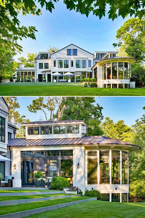 Timeless Luxury Home - Winnetka, Illinois Winnetka Illinois, Tall Windows, Drifting Cars, Timeless Luxury, Breakfast Area, Transitional Design, Transitional Style, Beautiful Home, The Outdoors