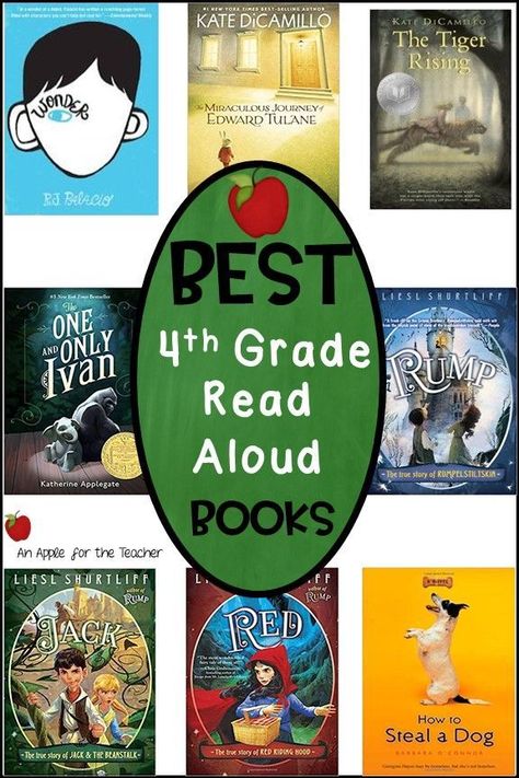 Do you need suggestions for great read-aloud books for the 4th grade?  Here are some great reading ideas they will LOVE! Fourth Grade Books To Read, Fourth Grade Read Alouds, Grade 4 Read Alouds, Fourth Grade Books, 4th Grade Homeschool Ideas, 4th Grade Read Alouds, 4th Grade Reading List, 4th Grade Reading Books, 4th Grade Language Arts