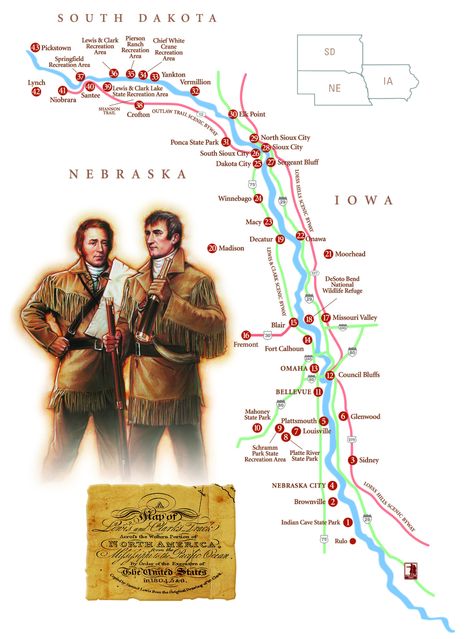 Oregon Trail Pioneers, Lewis And Clark Expedition, Lewis And Clark Trail, Nebraska City, Mountain Men, Daniel Boone, Missouri River, Sioux City, Oregon Trail