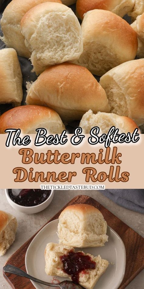 BUTTERMILK DINNER ROLLS Buttermilk Rolls Recipe, Buttermilk Dinner Rolls, Gluten Free Yeast Rolls, Dinner Rolls Recipe Homemade, Yeast Rolls Recipe, Buttermilk Bread, Fluffy Dinner Rolls, Gluten Free Cinnamon Rolls, Bread Rolls Recipe