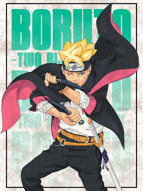 Overwatch Hero Concepts, Baruto Manga, Kekkei Genkai, Boruto And Sarada, Anime Ninja, Naruto Drawings, Uzumaki Boruto, Boruto Naruto Next Generations, 80s Cartoons