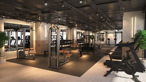 Gym Architecture, Boutique Gym, Gym Design Interior, Luxury Gym, Spin Studio, Basement Gym, Open Gym, Manchester City Centre, Indoor Gym