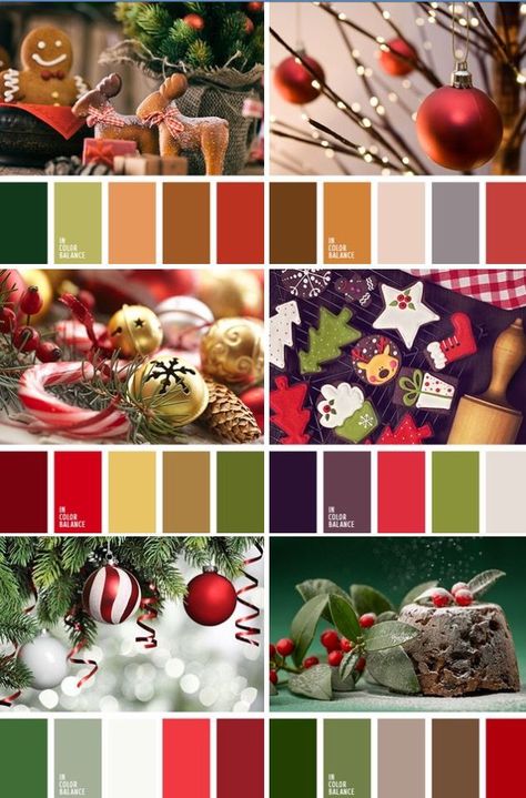 Christmas Green Color Palette, Yule Color Palette, Christmas Color Pallettes, Christmas Pallete Color, Christmas Color Ideas, Palette Christmas Tree, Color Schemes Christmas, Christmas Colour Palette, Christmas Tree Color Schemes