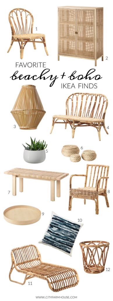 Favorite Beachy Boho Ikea Finds, Affordable Boho decor Boho Ikea, Ikea Finds, Decor Ikea, Hemma Diy, Beachy Boho, Boho House, Boho Room, Farmhouse Furniture, Design Del Prodotto