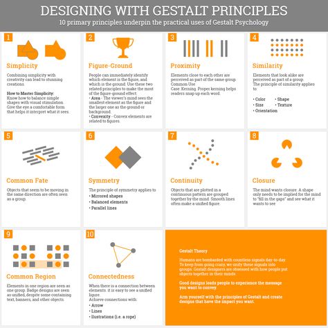 Designing With Gestalt Principles | DesignContest Gestalt Psychology, Gestalt Laws, Web Design Infographic, Gestalt Principles, Visual Communication Design, Design Infographic, Elements And Principles, Design Basics, Design Theory