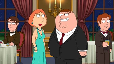 Classy Peter and Lois Lois And Peter, Lois Family, Family Guy Cartoon, Guy Cartoon, Mike Henry, Cleveland Show, Alex Borstein, Lois Griffin, Seth Green