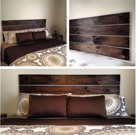 101 Headboard Ideas That Will Rock Your Bedroom Floating Headboard, Headboard Projects, Diy Dream Catcher, Design Ložnic, Pallet Headboard, Headboard Ideas, House Makeover, Frame Diy, Diy Headboards