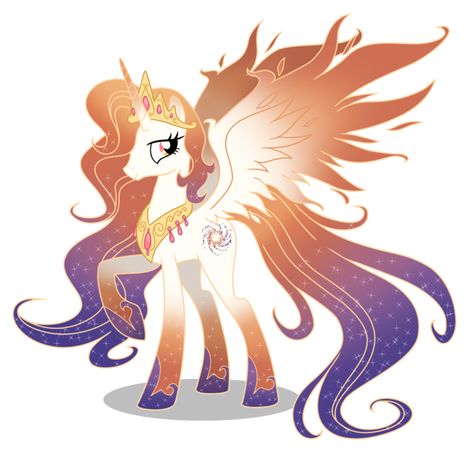 Queen Galaxia (princess celestia and luna's mom) Celestia And Luna, My Little Pony Princess, My Lil Pony, Mlp Fan Art, My Little Pony Comic, Princess Celestia, A Pony, Princess Luna, Mlp Equestria Girls