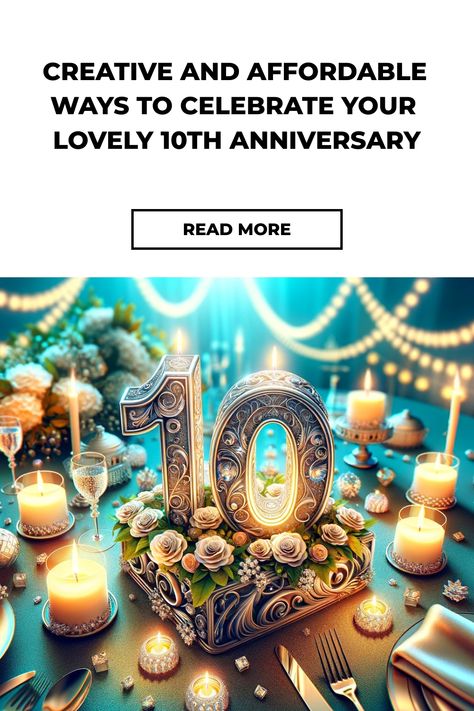 10th Wedding Anniversary Ideas, 10year Anniversary Ideas, 10th Anniversary Idea, Wedding Anniversary Ideas, Tin Anniversary, Anniversary Surprise, Tenth Anniversary, Acts Of Love, 10th Wedding Anniversary