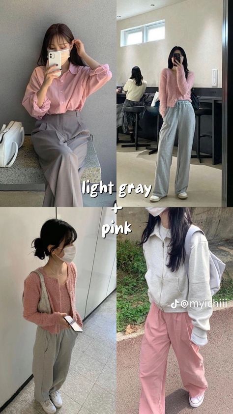 Simple Casual Outfits, Mix Match Outfits, Colour Combinations Fashion, Color Combos Outfit, Minimalist Fashion Women, Color Combinations For Clothes, Korean Casual Outfits, Everyday Fashion Outfits, Muslimah Fashion Outfits