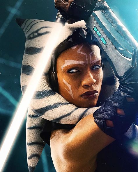 Ahsoka Tano Rosario Dawson, Ashoka Star Wars, Ashoka Tano, Rosario Dawson, Star Wars Drawings, Star Wars Film, Star Wars Women, Star Wars Wallpaper, Ahsoka Tano