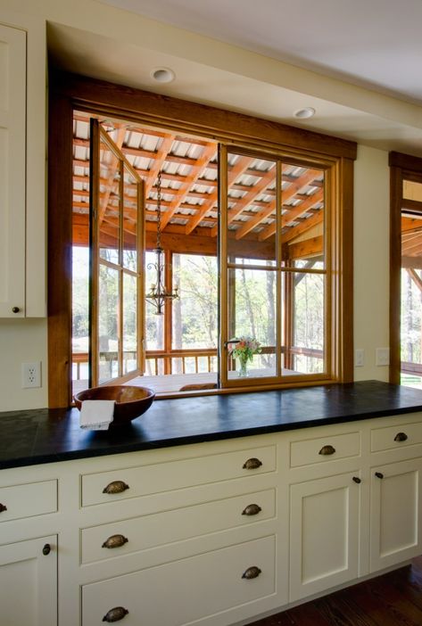 Kitchen Pass Through Window, Kitchen Pass Through, Kitchen Pass, Pass Through Window, Outdoor Kitchen Countertops, Soapstone Countertops, Grill Area, Concrete Countertops, Counter Tops