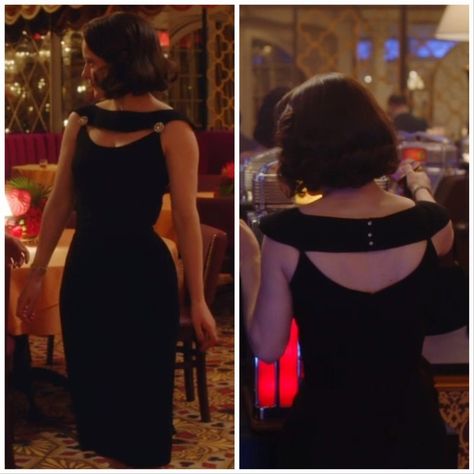 Marvelous Mrs Maisel Black Dress, Midge Maisel Black Dress, Mrs Maisel Black Dress, Marvelous Ms Maisel Fashion, Ms Maisel Outfits, Midge Maisel Style, Mrs Maisel Outfits, Mrs Maisel Clothes, Maisel Outfits