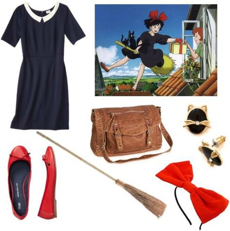 Kiki Costume, Buffy Costume, Kiki's Delivery Service Cosplay, Geeky Halloween Costumes, Movie Character Halloween Costumes, Witch Items, Geek Costume, Diy Costume Ideas, Chic Costume