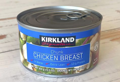 Canned Chicken Casserole Easy, Casseroles Using Canned Chicken, Easy Can Chicken Recipes Dinner Ideas, White Chicken In A Can Recipes, Chicken In The Can Recipes, Easy Dinner Recipes Canned Chicken, Canned Dinner Recipes, Ways To Use Canned Chicken, Costco Canned Chicken Recipes Healthy