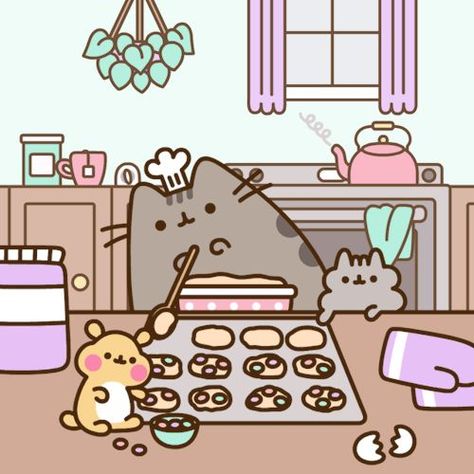 Photo Pusheen Gif, Pusheen Love, Pusheen Cute, Chat Kawaii, Söt Katt, Pusheen Cat, Nyan Cat, Image Chat, Dessin Adorable