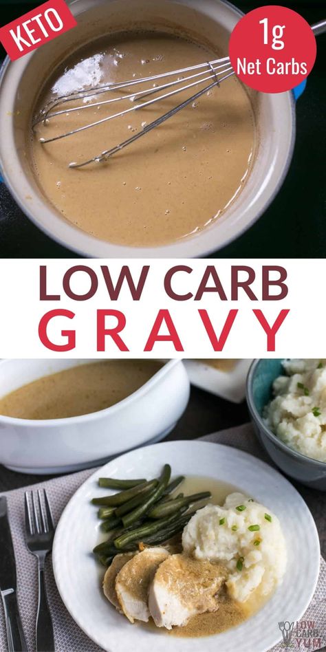 Low Carb Gravy, Keto Gravy, Keto Holiday Recipes, Keto Sauces, Low Fat Low Carb, Low Carb Low Fat Recipes, Low Carb Flour, Boiled Egg Diet Plan, Low Carb Sauces