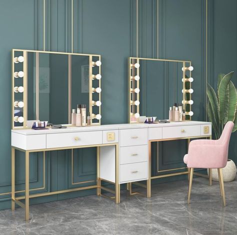 Make Up Studio Interior, Makeup Room Design, Modern Teen Boy Bedroom, Makeup Studio Decor, Room Ideas For Men Bedroom, Make Up Studio, Salon Suites Decor, Makeup Station, Store Design Boutique