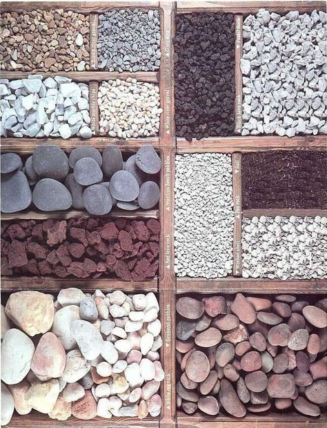 Types of Stone Mulch | Gardening & Landscaping- I | Pinterest ... Stone Mulch, Screen Plants, Landscape Rock, Landscape Stone, Landscaping With Rocks, River Rock, Desert Landscaping, Mulch, Rock Garden