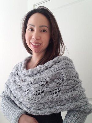 Knit your own Sweater Scarf — Knitatude Knitted Shawl With Sleeves Pattern, Knit Blanket Scarf Pattern Free, Sleeved Scarf Knitting Pattern, Scarf With Sleeves Knitting Pattern, Knitted Sweater Scarf Free Pattern, Shawl Knit Patterns, Sleeve Shawl Free Pattern, Knitting Shawls And Wraps Patterns, Sleeve Scarf Pattern