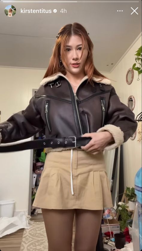 Kirsten Titus, Brown Fits, Brown Outfit, Outfit Idea