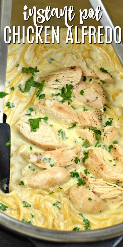 Instant Pot Chicken Fettuccine Alfredo, Instant Pot Chicken Fettuccine, Chicken Fettuccine Alfredo Recipe, Instant Pot Chicken Alfredo, Fetuccini Alfredo, Chicken Instapot, Chicken Alfredo Fettuccine Recipe, Fettuccine Alfredo Recipe, Chicken Alfredo Recipe