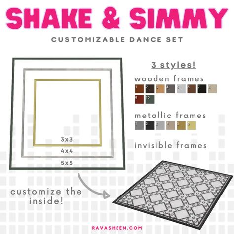 Sims 4 Dance, Hexagon Print, Chic Kids, Dance Floors, Floor Sitting, Quote Decor, In Wall Speakers, Succulents Decor, Wall Banner