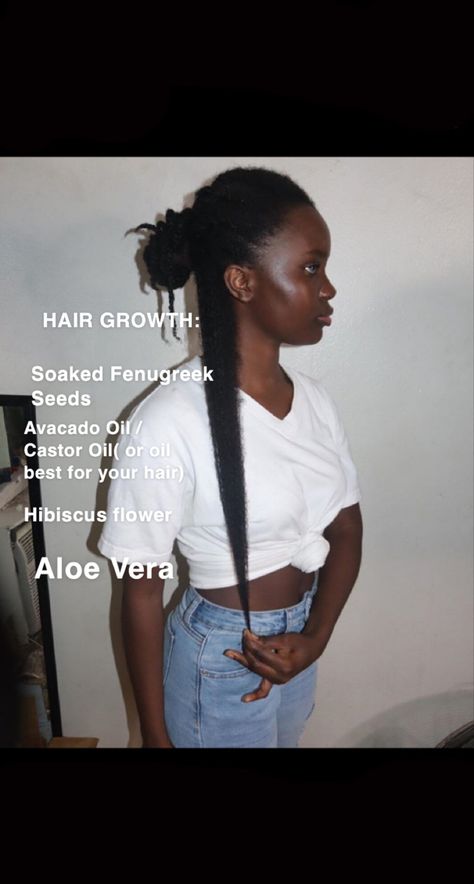 How To Get Thicker Natural Hair, Growing 4b Natural Hair, Grow Your Hair Black Women, Growing Hair Aesthetic, Grow Hair Long And Fast Black Women, Healthy Hair Growth For Black Women, Natural Hair Treatments For Black Women, How To Grow Long 4c Natural Hair, Natural Hair Mask For Black Women