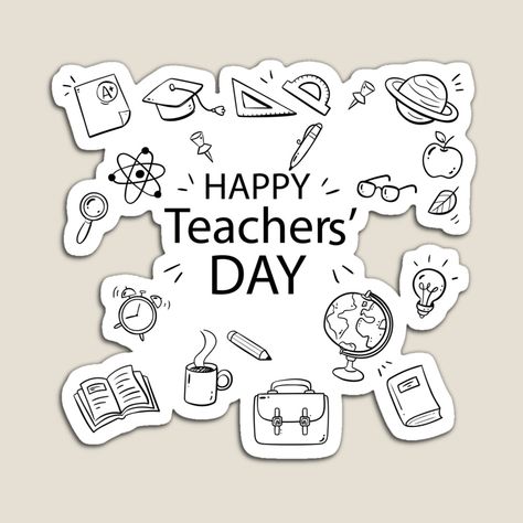 Teachers Day Border Design, Teachers Day Stickers Printable, Happy Teachers Day Stickers, Pinboard Ideas, World Teacher Day, World Teachers, Ganesha Pictures, Happy Teachers Day, Teacher Appreciation Week