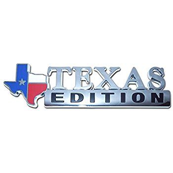 Texas Edition Emblem Longhorn State Flag OEM Premium Chrome SUV Pickup Truck Logo Texas Edition, Texas Truck, Truck Logo, Chevy Colorado, State Flags, Pickup Truck, Pickup Trucks, Chevy, Colorado