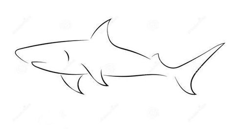 Shark Fin Tattoo Minimalist, Simple Aquatic Tattoo, Reef Shark Tattoo Simple, Shark Tattoos Simple, Minimalistic Shark Tattoo, Shark Tattoo Line, Minimalist Shark Tattoo Simple, Small Shark Tattoo Simple, Shark Tattoo Design Drawings