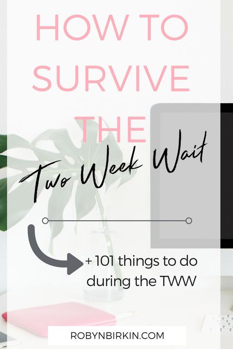 My best hints and tips on how to survive the two week wait - the time between ovulation and a pregnancy test, plus a special free bonus Tww Symptoms, Wait Quotes, Ttc Trying To Conceive, Two Week Wait, Fertility Smoothie, Pregnant Life, Ovulation Tracking, Getting Pregnant Tips, Luteal Phase