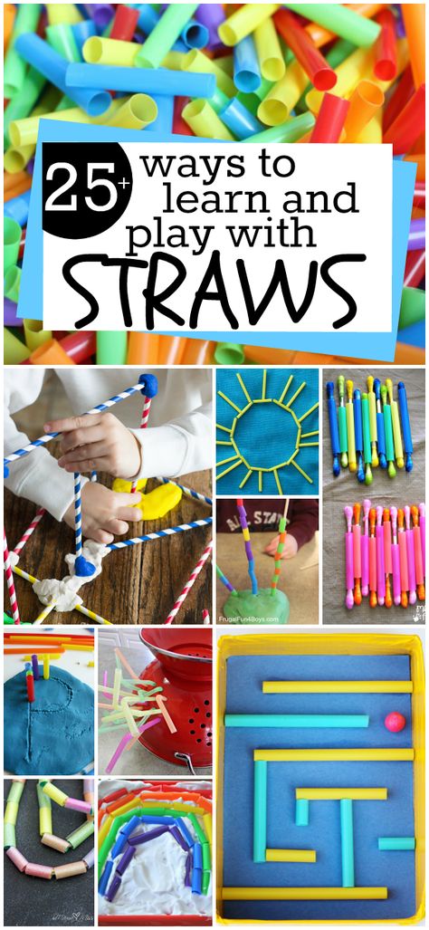 25  Ways to Learn and Play with Straws Crafts With Straws, Straw Crafts For Kids, Straw Activities, Class Crafts, Steam Ideas, Straw Crafts, Kid Science, Craft Sticks, Finish Strong