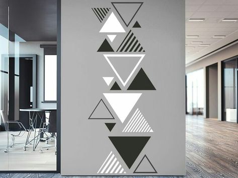 Geometry wall paint