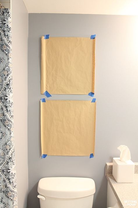 How To Hang Towels In Bathroom, Hanging Pictures On The Wall, Pictures For Bathroom Walls, Hang Towels In Bathroom, Wall Art Decor Ideas, Art Decor Ideas, Bathroom Picture, Floor Planner, Hang Pictures