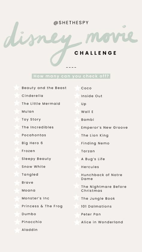 Kdrama Quiz, Movie Checklist, Movie Challenge, Disney Movies List, Netflix Movies To Watch, French Film, Disney Movies To Watch, Classic Disney Movies, Movie To Watch List