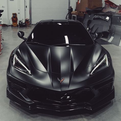 Chevy Corvette Z06, Wrong Answers Only, Black Corvette, Matte Black Cars, Chevrolet Corvette C7, Bunny Mask, Car Tips, Corvette C8, Dream Vehicles