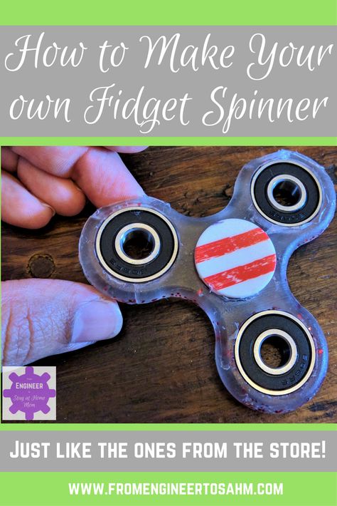 How to make a fidget spinner | Fidget Spinner DIY | How my son and I make our own Fidget Spinner with bearings! Diy Fidget Spinner With Bearings, Diy Fidget Spinner, Spinners Diy, Science Board, Engineering Activities, Math Activities For Kids, Fidget Spinners, Stem Steam, Steam Activities