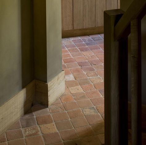 Terracotta Floors, Paving Ideas, Clothing Store Interior, Houses In France, Terracotta Floor, Terracotta Tiles, Store Interior, Stone Flooring, Barn House