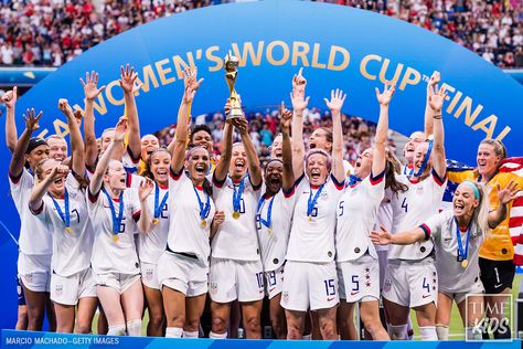 Victory! Team U.S.A. won the 2019 Women’s World Cup in France on Sunday. They beat the Netherlands 2–0.  The U.S. also won the last Women’s World Cup, in 2015. This year’s victory is the fourth for the U.S. in the soccer tournament. That’s more wins than any other team since the Women’s World Cup began, in 1991.  Megan Rapinoe scored the first of the team’s two points with a tie-breaking penalty kick. Rapinoe is the team captain. She also earned the Golden Boot. Penalty Kick, Soccer Tournament, Women's Soccer Team, World Cup Champions, Equal Pay, Fifa Women's World Cup, Megan Rapinoe, Class Action Lawsuits, Us Soccer